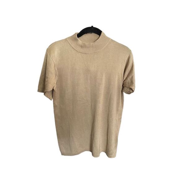 Ryan Harris, women’s 100% silk short sleeve lightweight sweater med - Picture 1 of 5